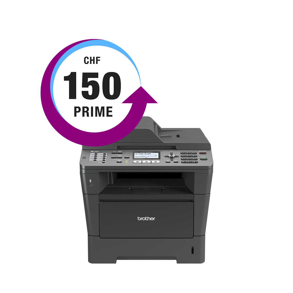 Imprimante Multifonction Monochrome De Bureau Brother Mfc 8520dn